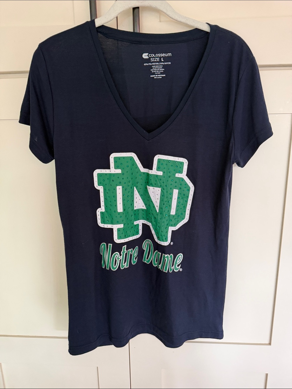 Notre Dame Fighting Irish V Neck Tee